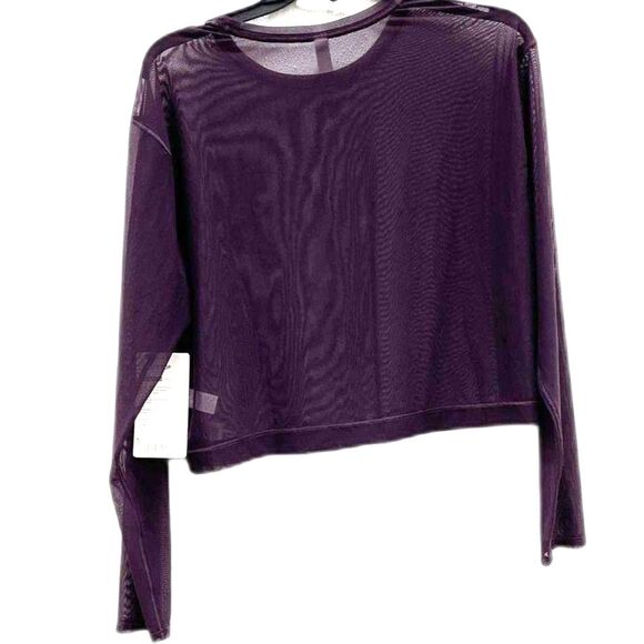 Athleta Circuit Sheer Mesh Crop - Size Small - NWT - Picture 3 of 5